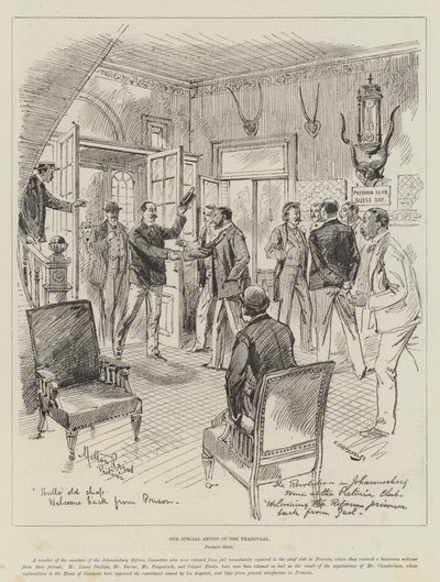Notre artiste spécial au Transvaal - Melton Prior